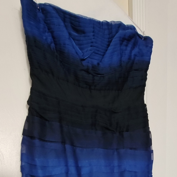 Blue Ombre Cocktail Dress - Picture 2 of 12